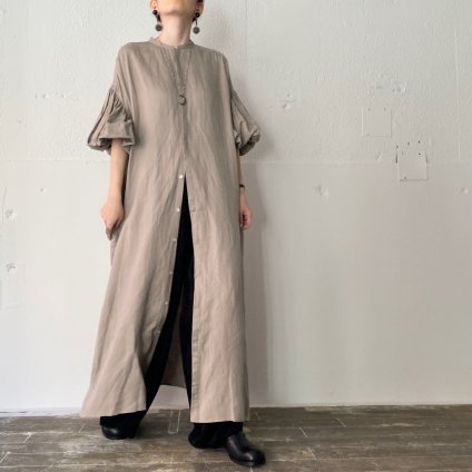 suzuki takayuki  puff-sleeve shirt dress ʥ業 ѥե꡼֥ĥɥ쥹Black