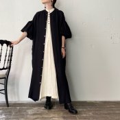 suzuki takayuki  puff-sleeve shirt dress ʥ業 ѥե꡼֥ĥɥ쥹Black