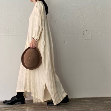 【別注】suzuki takayuki peasant dress（スズキタカユキ ペザントドレス）ivory- JeJe PIANO ONLINE  BOUTIQUE 神戸のアンティーク時計,ジュエリー,ファッション専門店