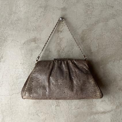 ơ ꥶɥ쥶 ХåVintage Lizard Leather Bag