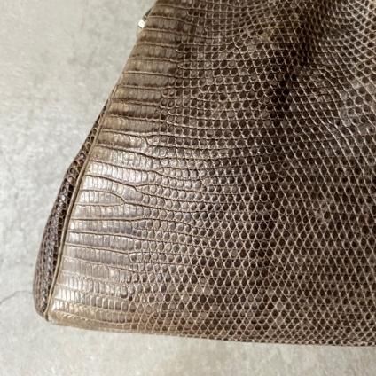 ơ ꥶɥ쥶 ХåVintage Lizard Leather Bag