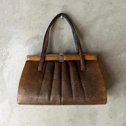 ơ 󥰥ޡȥ ϥɥХåVintage Ringmark Lizard Hand Bag