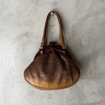 ơ 󥰥ޡȥ ߥ˥ХåVintage Ringmark Lizard Mini Bag