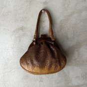 ヴィンテージ リングマークトカゲ革 ミニバッグ（Vintage Ringmark Lizard Mini Bag）
