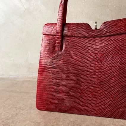 ơ ꥶ ϥɥХåVintage Lizard Hand Bag