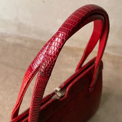 ơ ꥶ ϥɥХåVintage Lizard Hand Bag