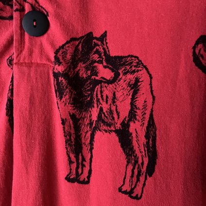 ơ СġVintage Oversized Wolf Shirt