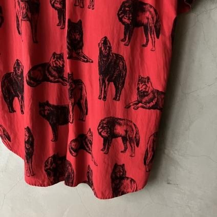 ơ СġVintage Oversized Wolf Shirt