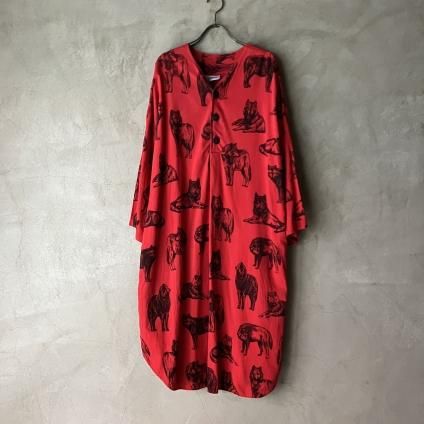 ơ СġVintage Oversized Wolf Shirt