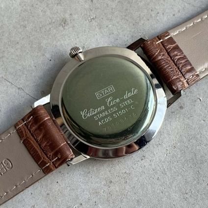CITIZEN ACE DATE（シチズン エース デイト）シルバーダイヤル