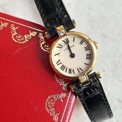 Cartier MINI VENDOME (カルティエ ミニ ヴァンドーム) 18KYG ダイヤモンド3石 18KYG純正バックル 箱付- JeJe PIANO ONLINE BOUTIQUE 神戸のアンティーク時計,ジュエリー,ファッション専門店 Cartier MINI VENDOME (カルティエ ミニ ヴァンドーム) 18KYG ダイヤモンド3石 18KYG純正バックル 箱付- JeJe PIANO ONLINE BOUTIQUE 神戸のアンティーク時計,ジュエリー,ファッション専門店