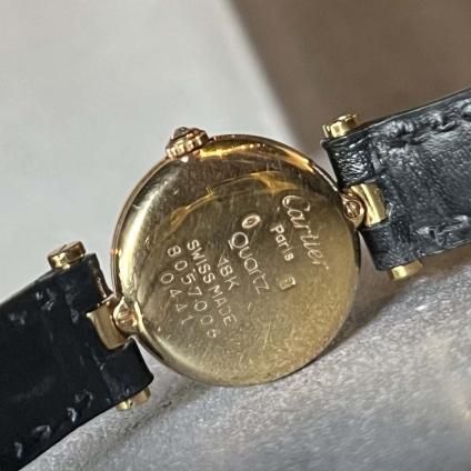 Cartier MINI VENDOME (カルティエ ミニ ヴァンドーム) 18KYG ダイヤモンド3石 18KYG純正バックル 箱付- JeJe PIANO ONLINE BOUTIQUE 神戸のアンティーク時計,ジュエリー,ファッション専門店 Cartier MINI VENDOME (カルティエ ミニ ヴァンドーム) 18KYG ダイヤモンド3石 18KYG純正バックル 箱付- JeJe PIANO ONLINE BOUTIQUE 神戸のアンティーク時計,ジュエリー,ファッション専門店