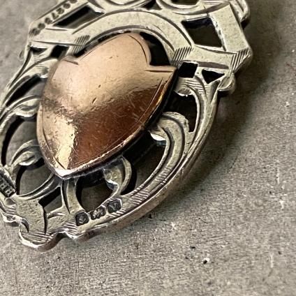 1920ǯ С  ե֡Silver Rose Gold Fob