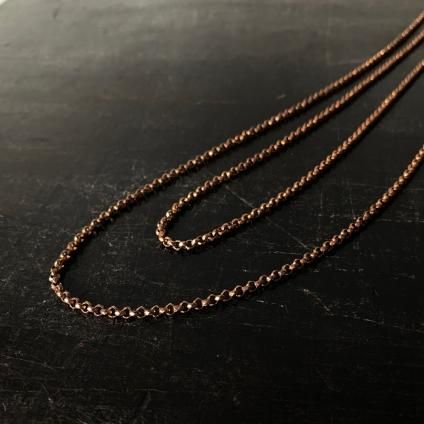 1880年製 18K金張 マフチェーン（18K Rolled Gold Chain）- JeJe