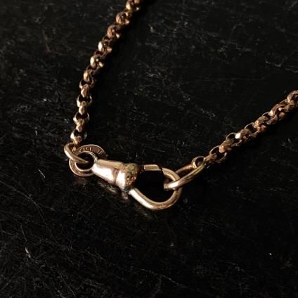 1880年製 18K金張 マフチェーン（18K Rolled Gold Chain）- JeJe