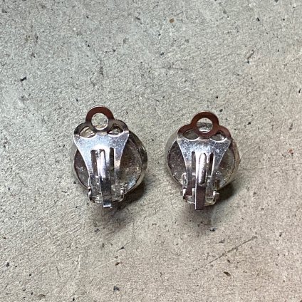 1940ǯ ޡ ᥿ 饹ѡ 󥰡Marcasite Metal Glass Earrings