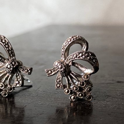 1940-50ǯ ޡ ᥿ ܥ 󥰡1940-50's Marcasite Metal Earrings