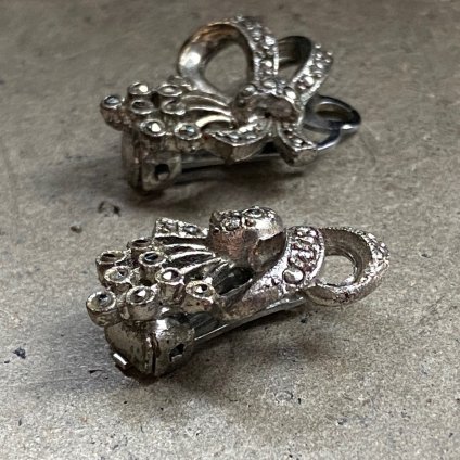 1940-50ǯ ޡ ᥿ ܥ 󥰡1940-50's Marcasite Metal Earrings