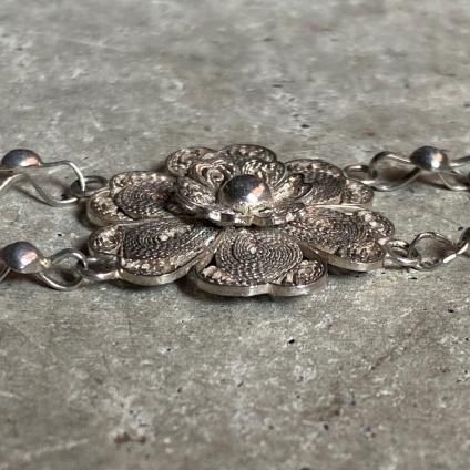 1900-30ǯ С եꥰ꡼ ֥쥹åȡ1900-30's Silver Filigree Bracelet