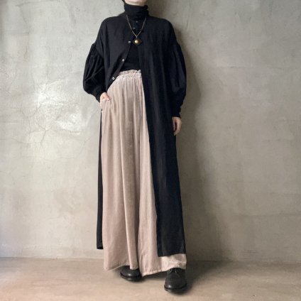 suzuki takayuki gathered pants ʥ業 㥶ɥѥĭFrost Grey