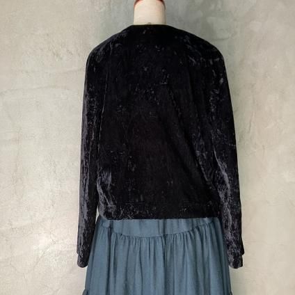 U.S. ơ ٥٥å Ρ顼 㥱åȡ Vintage Velvet Collarless Jacket 