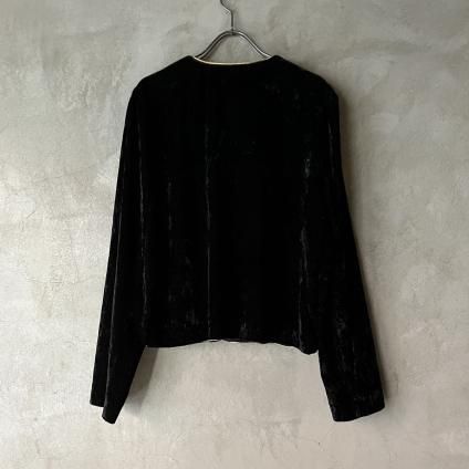 U.S. ơ ٥٥å Ρ顼 㥱åȡ Vintage Velvet Collarless Jacket 