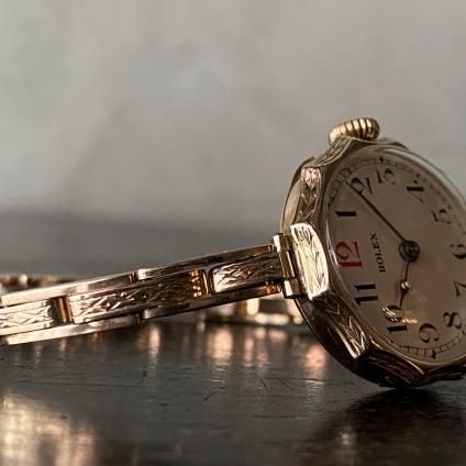 ROLEX(ロレックス)9KYG 12角ハンターケース 9Kブレスレット ROLEX(ロレックス)9KYG 12角ハンターケース 9Kブレスレット