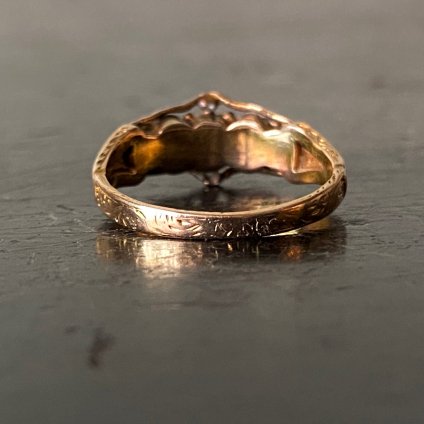 ȥꥢ 15K  ӡ ѡ 󥰡Mid-Victorian 15KYG Ruby Pearl Ring