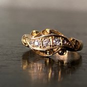 1811年製 18Kゴールド ダイヤモンド リング（18KYG Diamond Ring）