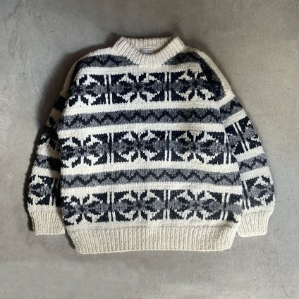 ơ 󥦡 ɥ ϥɥ˥åȡVintage Ecuador Hand Knit