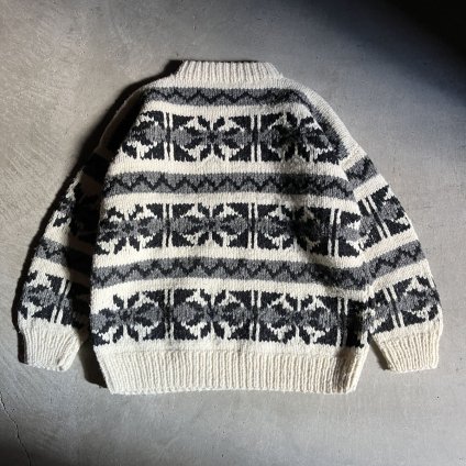 ヴィンテージ ヴァージンウール エクアドル製 ハンドニット（Vintage Ecuador Hand Knit）