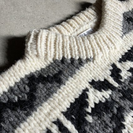 ơ 󥦡 ɥ ϥɥ˥åȡVintage Ecuador Hand Knit