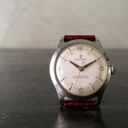 ヴィンテージ 時計 「INGRAHAM」稼働品 ☆ 1950年代製 CITIZEN Cマーク センターセコンド 14KGF