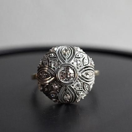 ǥ  ɡ󥰡Art Deco Diamond Dome Ring