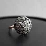 ǥ  ɡ󥰡Art Deco Diamond Dome Ring
