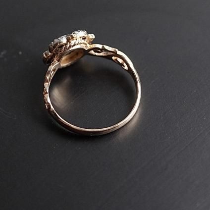 ڤѡۥ硼 - ȥꥢ ʥ ɥ󥰡Georgian-early Victorian Diamond Enamel Ring