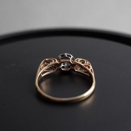 1900 - 1920ǯ 18  󥰡18KYG Diamond Ring