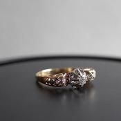 1900 - 1920ǯ 18  󥰡18KYG Diamond Ring
