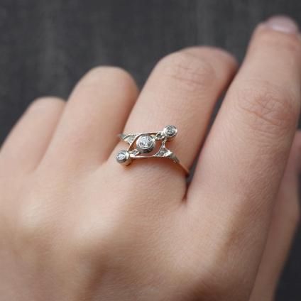 ǥ   ȥ 󥰡YG Diamond Trilogy Ring