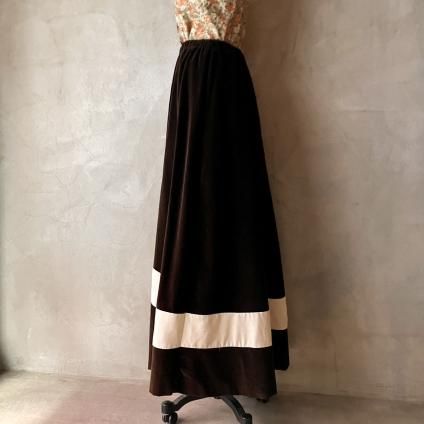 U.S. ơ ٥٥å ե쥢 ȡ Vintage Velvet Flare Skirt 