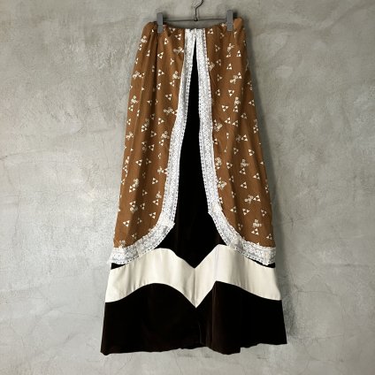 U.S. ơ ٥٥å ե쥢 ȡ Vintage Velvet Flare Skirt 