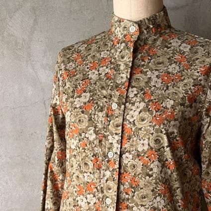 フランス ヴィンテージ 小花柄 ブラウス(France Vintage Floral フランス ヴィンテージ 小花柄 ブラウス(France Vintage Floral