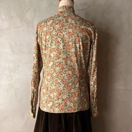 フランス ヴィンテージ 小花柄 ブラウス(France Vintage Floral フランス ヴィンテージ 小花柄 ブラウス(France Vintage Floral