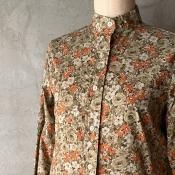 ե ơ  ֥饦France Vintage Floral Pattern Blouse