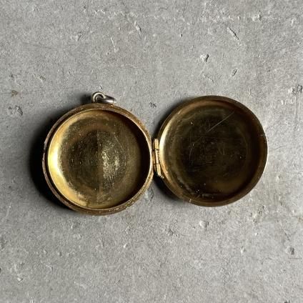 ơ å ȥ饤 ڥȥȥåסVintage Gold Locket Pendant Top