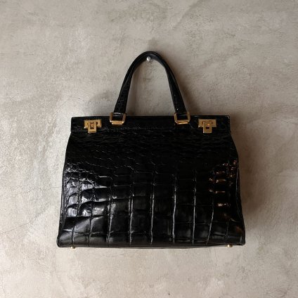 ヴィンテージ クロコダイル ハンドバッグ（Vintage Crocodile Hand Bag ...