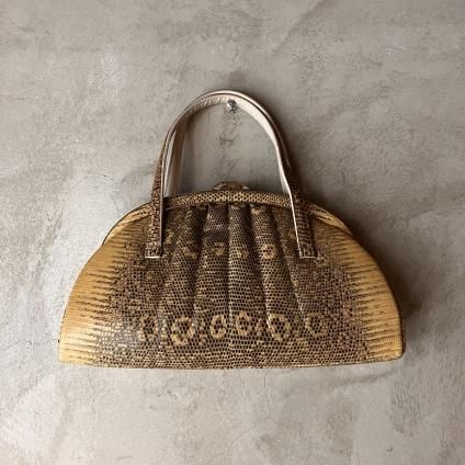 ơ 󥰥ޡȥ ϥɥХåVintage Ring Lizard Hand Bag 