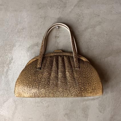 ơ 󥰥ޡȥ ϥɥХåVintage Ringmark Lizard Hand Bag 