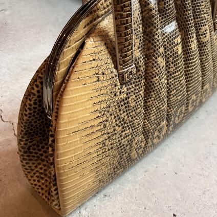 ơ 󥰥ޡȥ ϥɥХåVintage Ringmark Lizard Hand Bag 