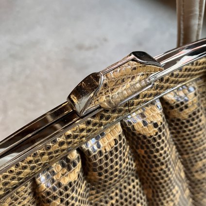 ơ 󥰥ޡȥ ϥɥХåVintage Ringmark Lizard Hand Bag 